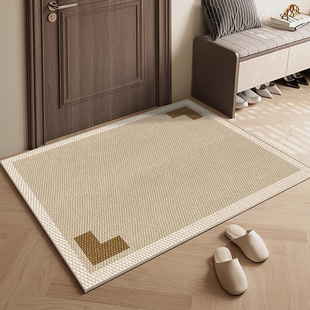 轻奢入户门地垫门垫高级简约现代家用玄关进门垫门外脚垫门口地毯