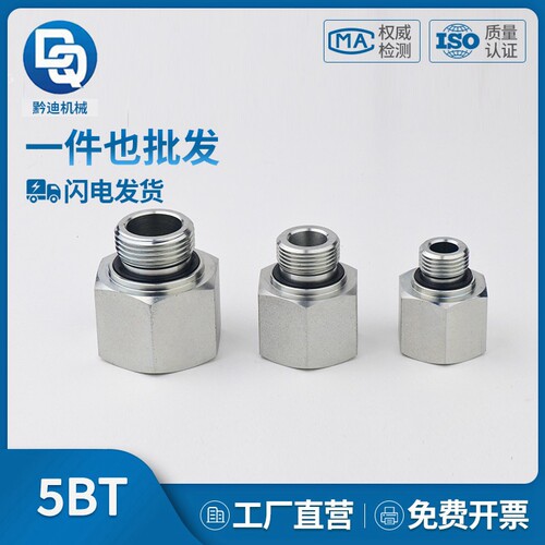 5BT系列内外丝补芯接头过渡接头英制管外螺纹转PT/ZG/Rc/R内螺纹