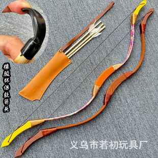 新款一米竹木弓箭无杀伤力儿童户外射箭玩具儿童运动户外射击