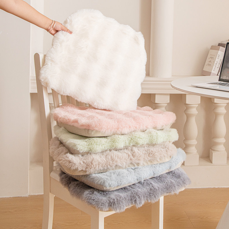 泡泡绒坐垫冬季加厚保暖客厅椅子垫办公久坐屁股垫可拆洗防滑座垫,居家布艺,椅垫,淘宝优惠券,粉丝福利购,淘宝优惠卷
