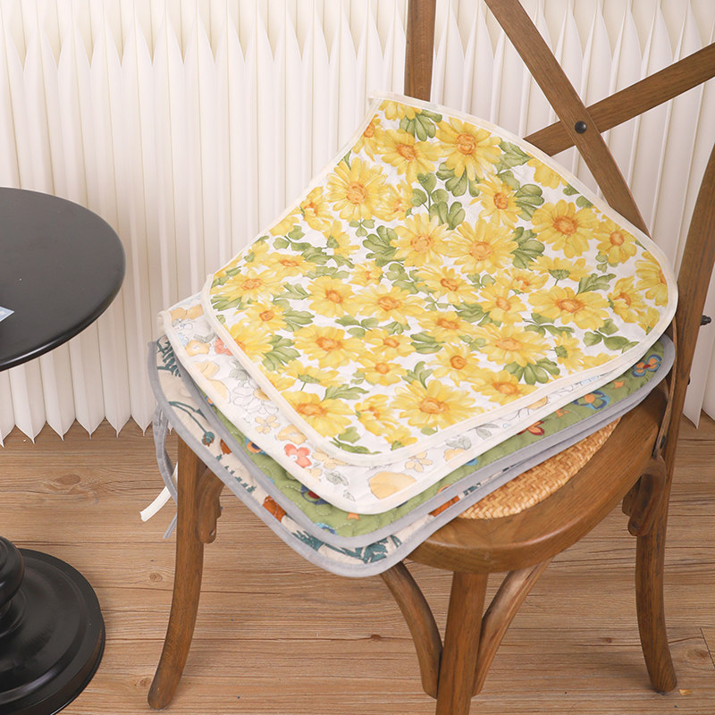 全棉薄款坐垫四季通用马蹄形椅子垫凳子垫办公久坐屁股垫餐厅座垫,居家布艺,椅垫,淘宝优惠券,粉丝福利购,淘宝优惠卷