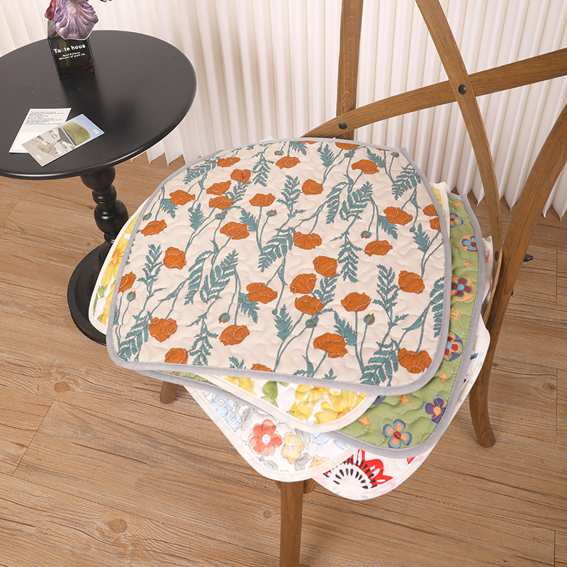 薄款坐垫全棉坐垫马蹄形椅子垫