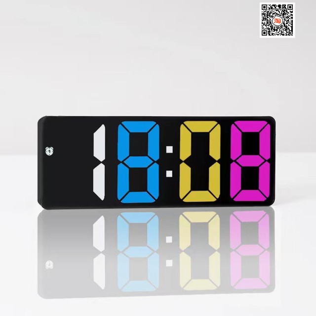 简约大屏数字夜光时钟床头闹钟