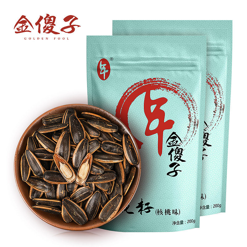 傻子瓜子特产炒货休闲零食瓜子2025年新货新年零食大颗粒200g*2