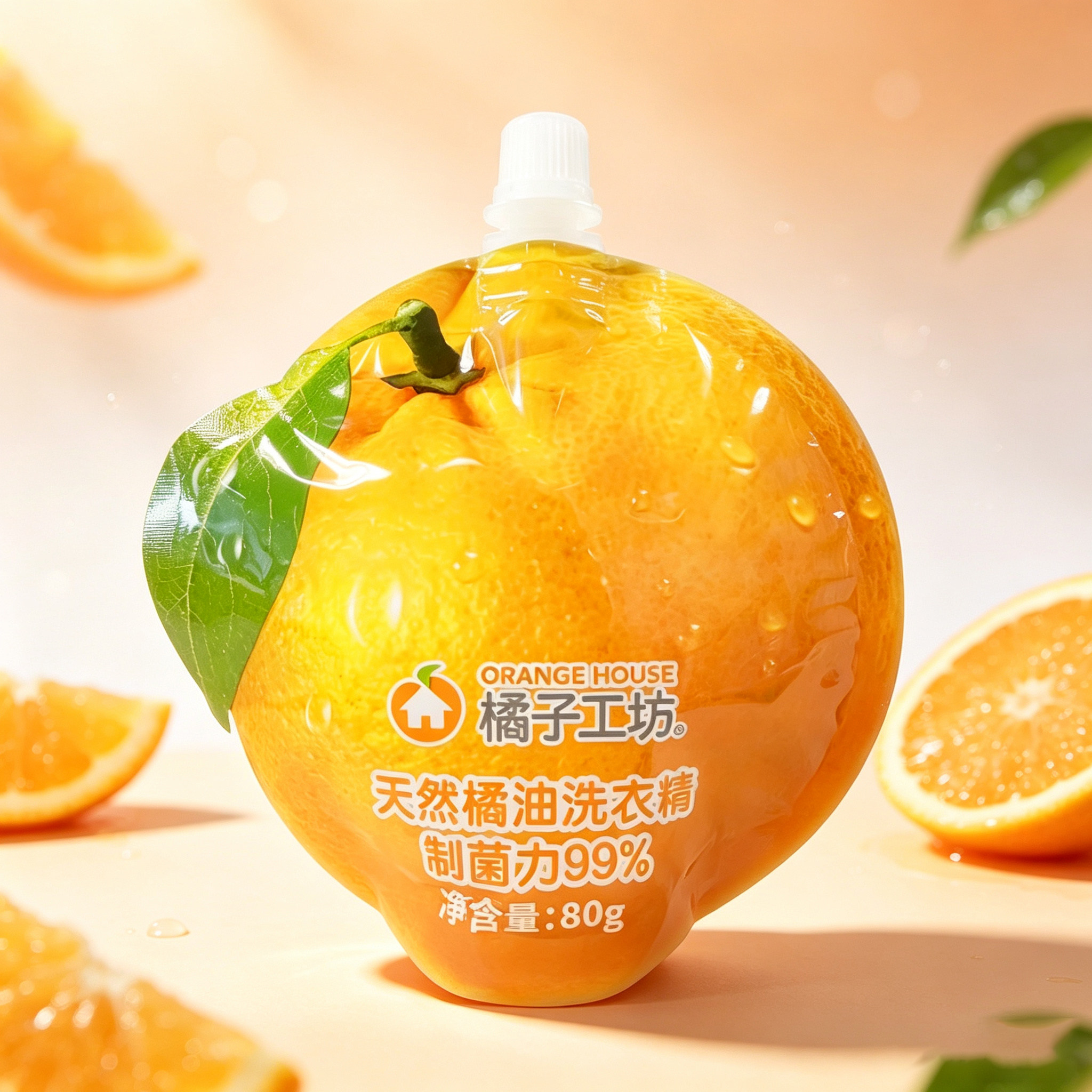 橘子工坊洗衣液萃取天然橘油洗衣常规洗衣液