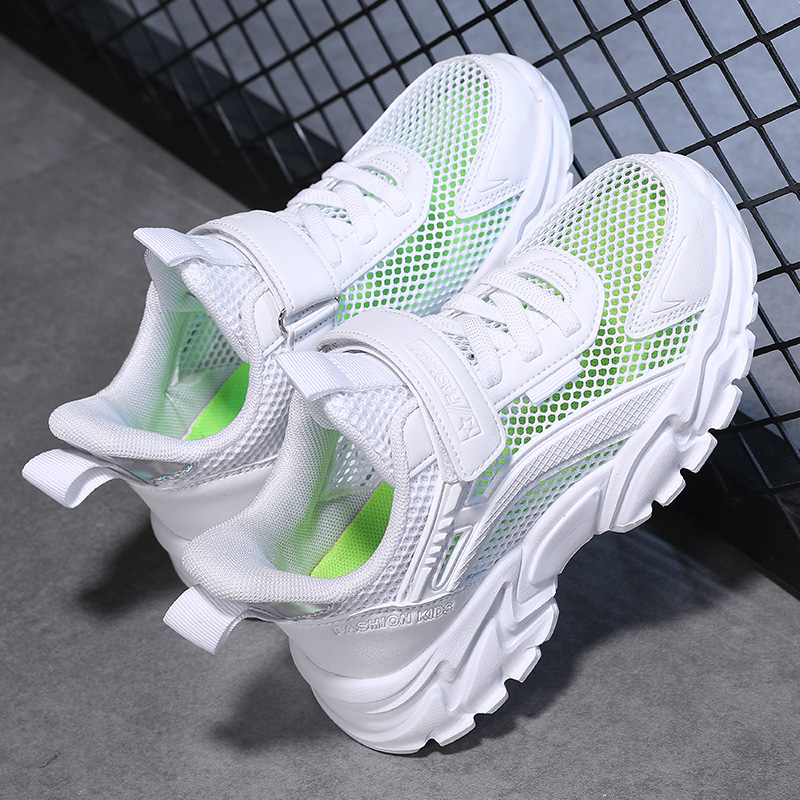 男童小白鞋女童白色运动鞋