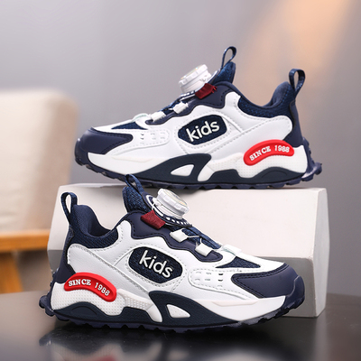 ABC IM儿童鞋子男童运动鞋网面透气春秋季款中大童跑步鞋防滑防臭