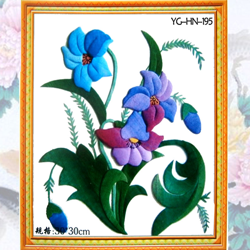 布贴画手工diy材料包亲子益智手工制作装饰画学生特色