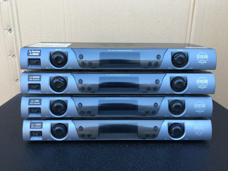二手BBS U1580原装无线话筒主机麦克风一拖二接收机配件价便宜UHF