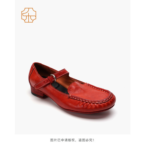 【妍妍专享】洗水马皮玛丽珍 028-2692（正码拍）跟高2.5cm