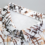 712新款男士短袖衬衫商务休闲时尚花衬衫上衣P35，男装衬衫，星座1615