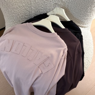 休闲男友风上衣女 重工软洗磨破贴布绣美式 muzi 秋日莓果酱