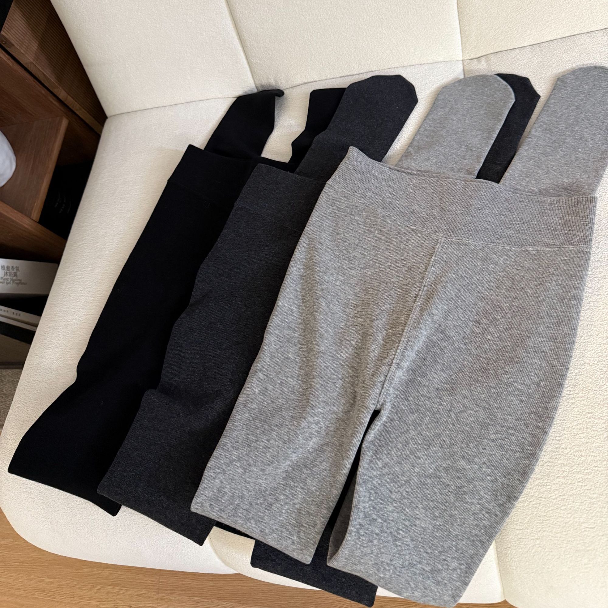 miss muzi“羊毛连裤袜”显瘦保暖薄绒打底袜女（NO退换）