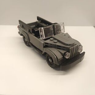 MOC-81008俄罗斯四轮驱动轻型卡车GAZ-69 可坐2人仔