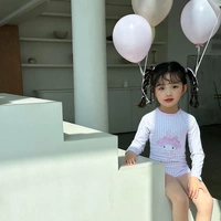 兒童泳衣女寶連體平角美樂蒂超顯白女童泳衣夏季新款