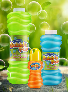 山姆同款皮恩希泡啵纷吹大泡泡水瓶装炫彩补充液男女儿童环保玩具