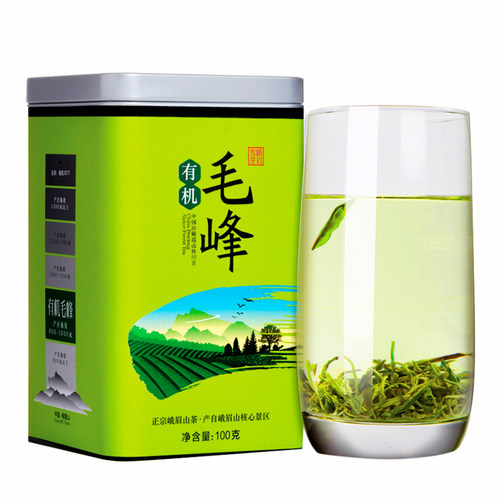 有机毛峰100g春茶峨眉雪芽