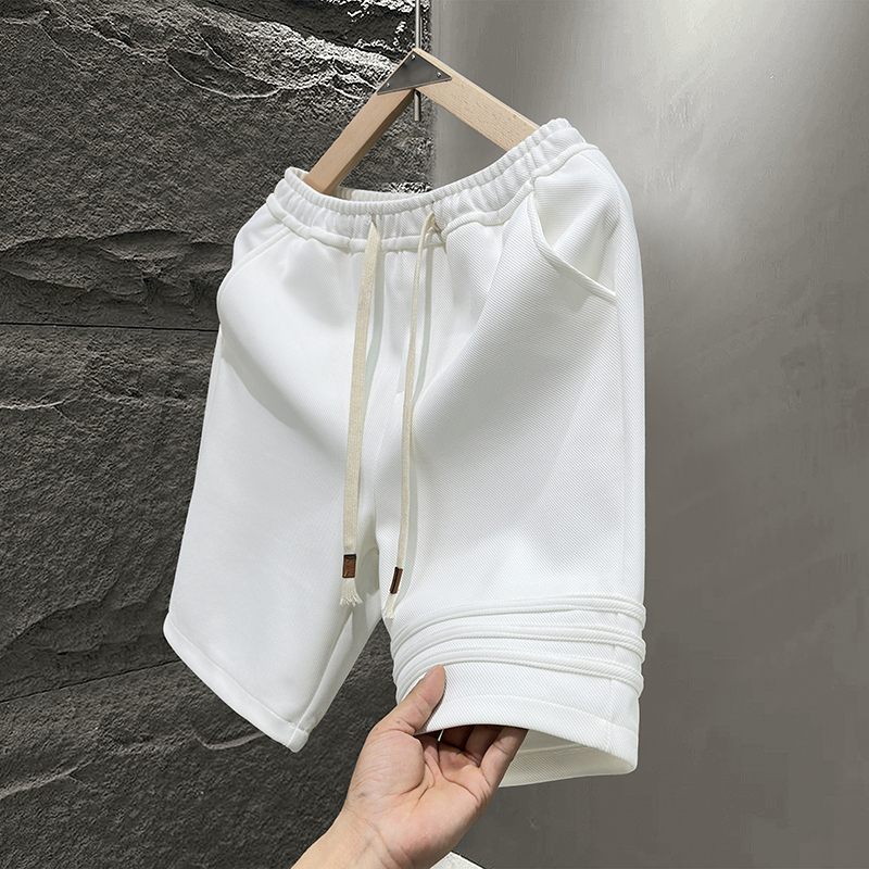 夏季新款美式针织短裤