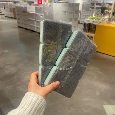 宜家正品 妥妥的好用 不粘锅搭档 斯沃比 刷锅洗碗海绵擦3件装