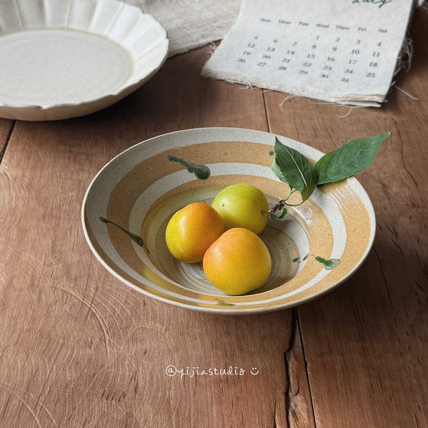 一家小店 捞一碗豆花 宋器美学 粗陶手工轻薄斗笠小碗凉菜碗小食
