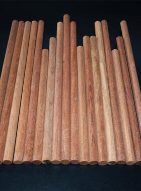 缅甸花梨1.5cm手柄diy红木棍棒料
