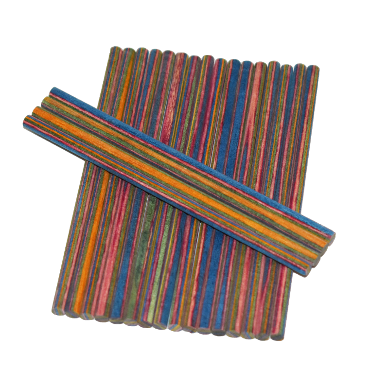 编织针diy合成木手工木棒实木无打磨小木棍非成品长12cm