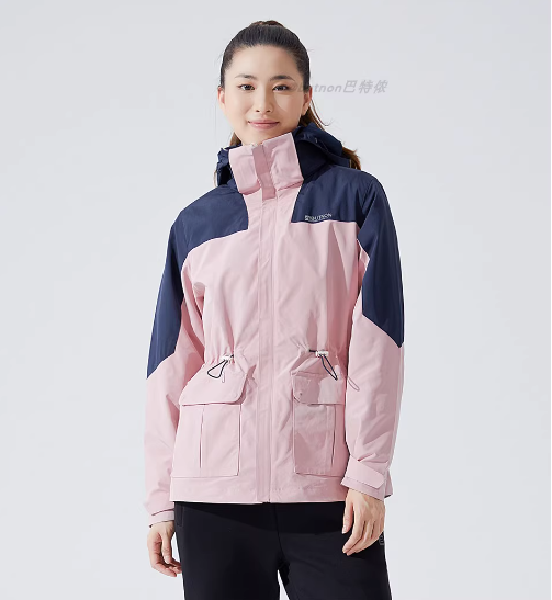 butnon巴特侬梭织风衣女运动服冬季新品运动外套修腰显瘦3646