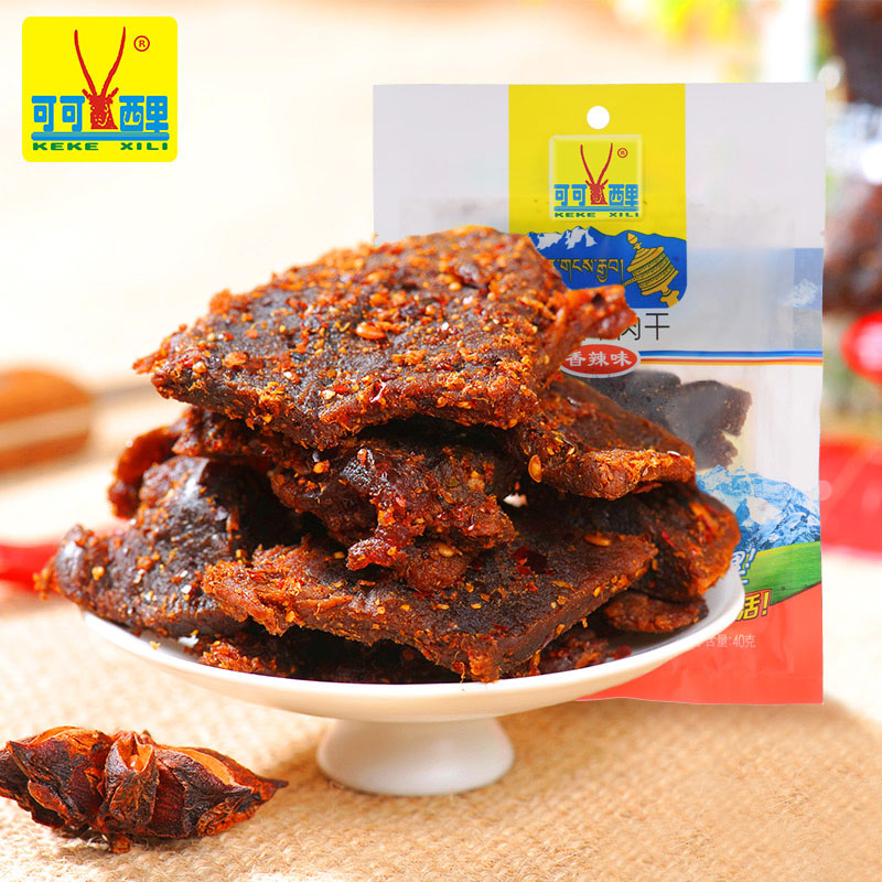 可可西里手撕藏牦牛肉干40g*3袋青海西藏特产休闲零食