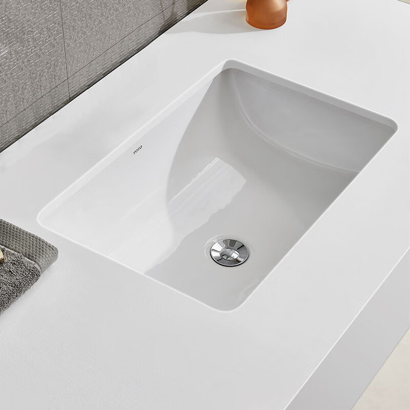TOTO卫浴台下盆LW2516方形嵌入式加深家用洗手陶瓷智洁洗面脸盆