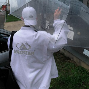 【网26】白色棒球服外套男春秋刺绣夹克衫A079-662-P62,男装夹克,电商A079