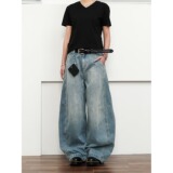 【203】新款潮流时尚牛仔裤文艺ins百搭日系流行A079-K511-P49，男装牛仔裤，电商A079