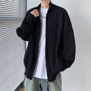 【001】立领针织开衫外套男士春秋冬宽松休闲毛衣A079-M5003-P55图片