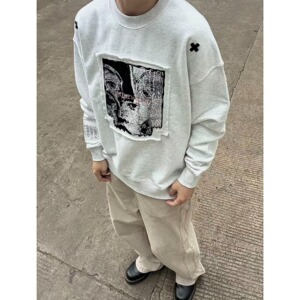 【网29】纯棉华棉-圆领卫衣-刺绣-原版贴布做法A079-1092--P42