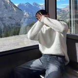 【198】毛衣套头冬季水貂绒针织衫内搭保暖潮A079-MY604-P57，男装针织衫/毛衣，电商A079