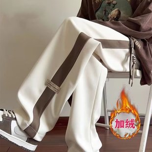 男秋季 5色卫裤 宽松直筒加绒运动裤 A079 P38 K110J加绒 235