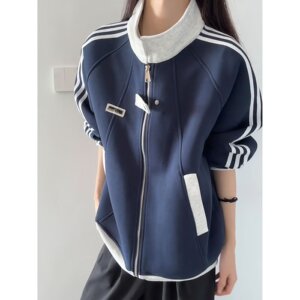 【52】加绒加厚卫衣新款立领外套A079-818-P52图片