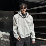 【网23】日系简约开衫连帽卫衣A079-704-P59，男装卫衣，电商A079