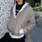 【232休闲宽松】两面穿卫衣夹克情侣款A079-JK118-P61，男装夹克，电商A079