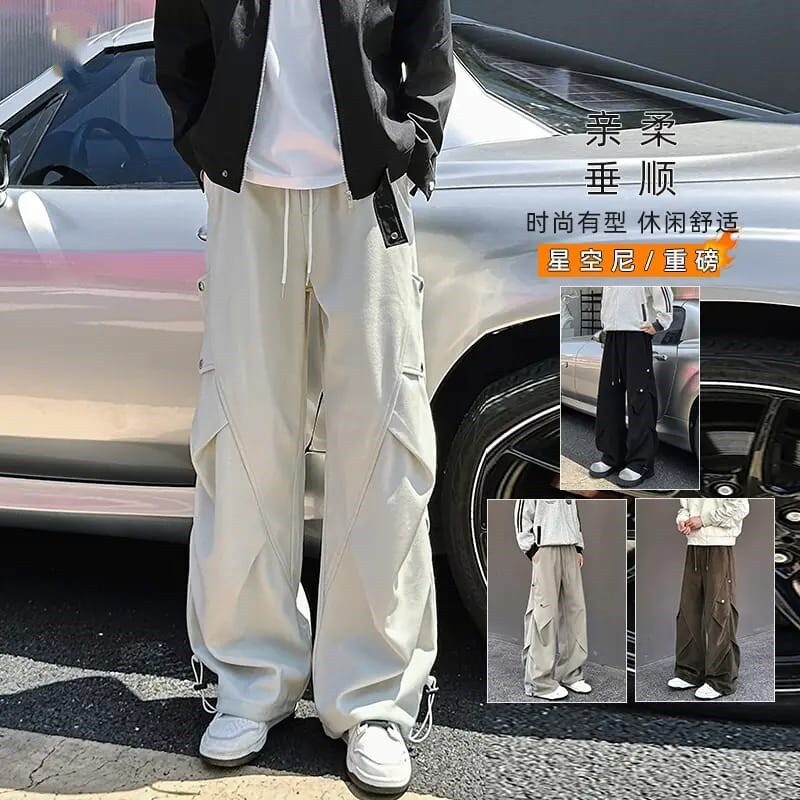 【252】2025男款宽松直筒阔腿保暖休闲裤A079-K401-P43,男装棉衣,电商A079