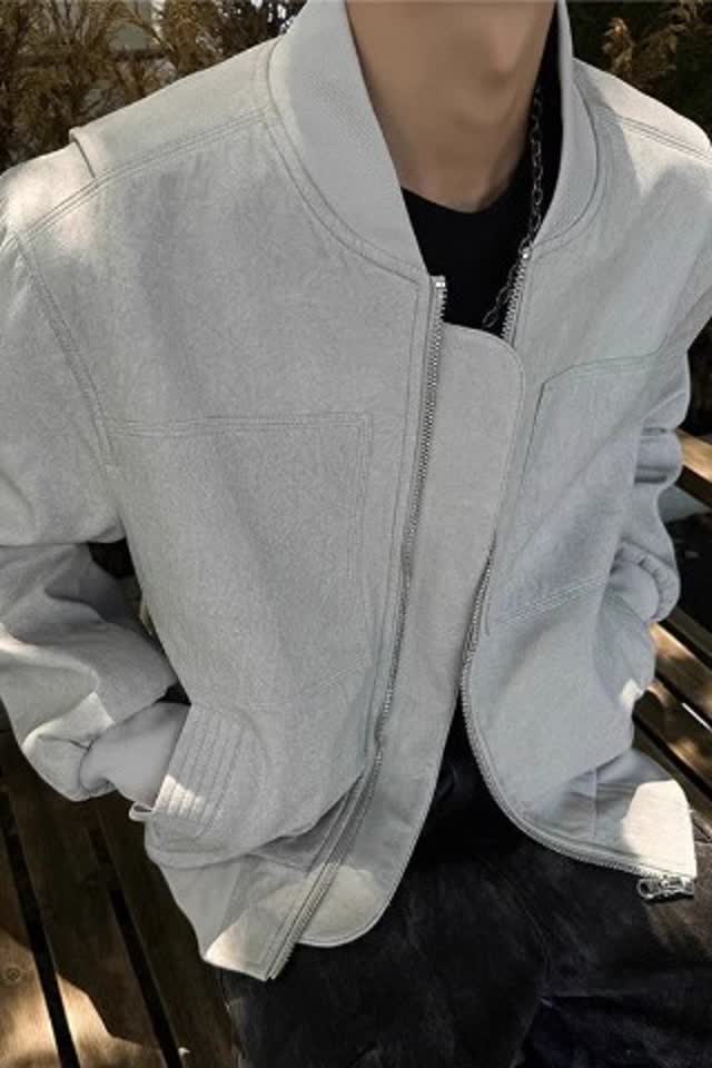 【28】工装男女春秋美式cleanfit飞行员夹克A079-726-P62,男装夹克,电商A079