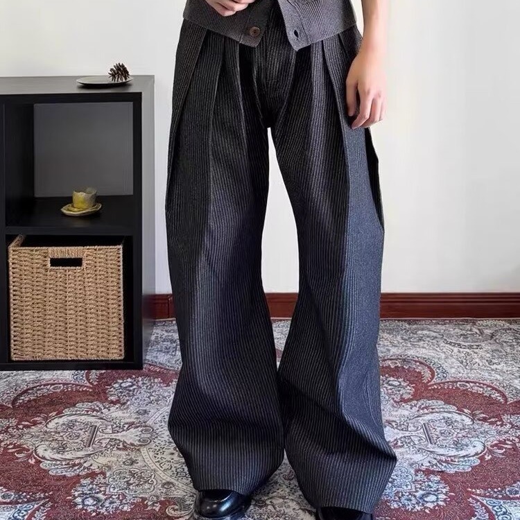 【网85】秋季新款阔腿西装裤A079-B3176-P46，男装西服套装，电商A079