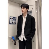 [006]垫肩西装原宿文艺气质简约时尚流行百搭新款A079-XZ01-P52，男装西服套装，电商A079