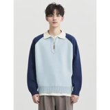 【169】25秋冬季撞色新款学院风设计感休闲毛衣A079-MY106-P57，男装针织衫/毛衣，电商A079