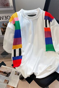 [003]明星同款短袖t恤男半袖上衣宽松休闲体恤衫A079-T556-P31图片