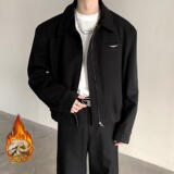 【174】25日系复古翻领男装夹克百搭长袖外套A079-G1564夹棉-p61，男装夹克，电商A079