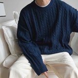 【079】圆领长袖毛衣文艺百搭流行A079-V20-P48，男装针织衫/毛衣，电商A079