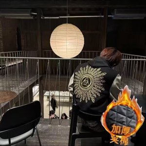 【284】百搭流行潮流毛呢拼皮夹克A079-A245-P82图片