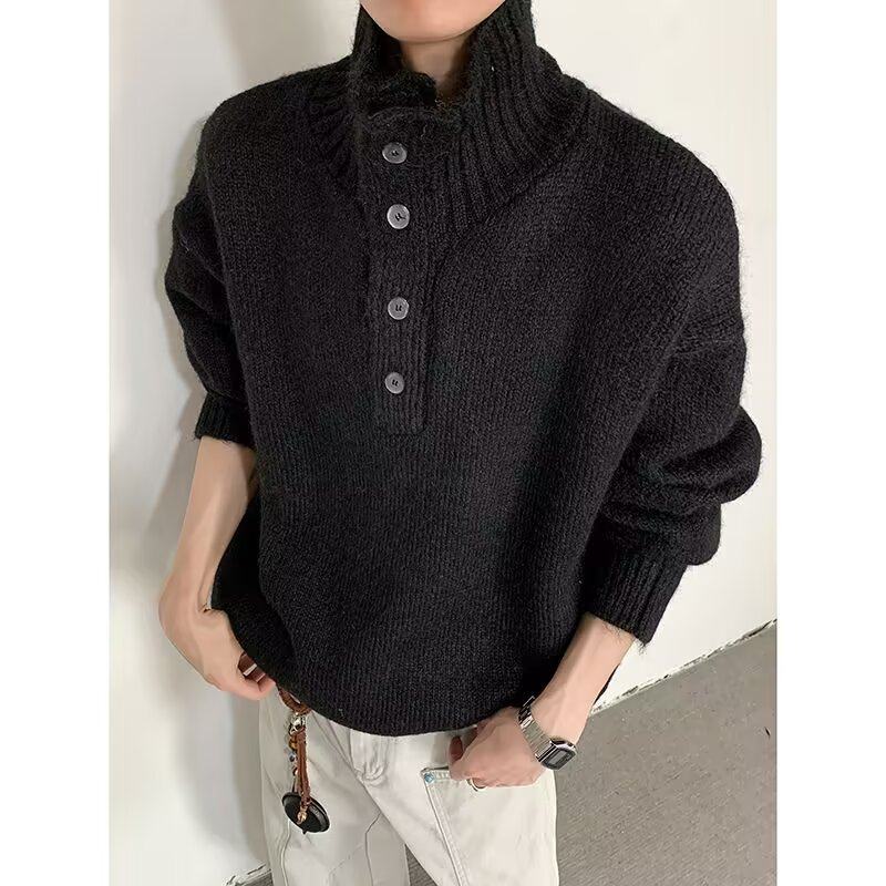 【网15】25织衫高领百搭长袖毛衣新款A079-A837-P52，男装针织衫/毛衣，电商A079