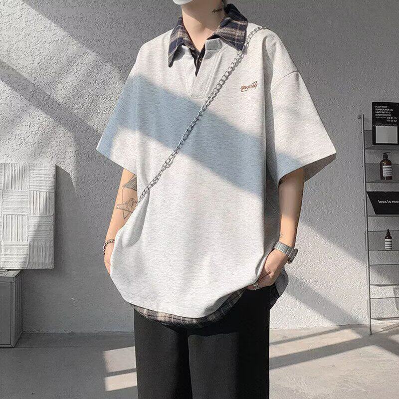 [012]休闲POLO衫短袖男宽松翻领T恤A079-D912-P34,男装T恤,电商A079
