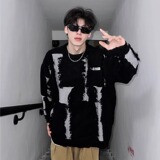 【网58】男士冬季新款线衣外套圆领套头宽松针织A079-D80-P47，男装针织衫/毛衣，电商A079